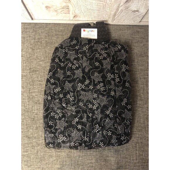 Adult Disguise Make A Witch Black Silver Glitter Cape Fits up to Size 14 - Picture 2 of 2